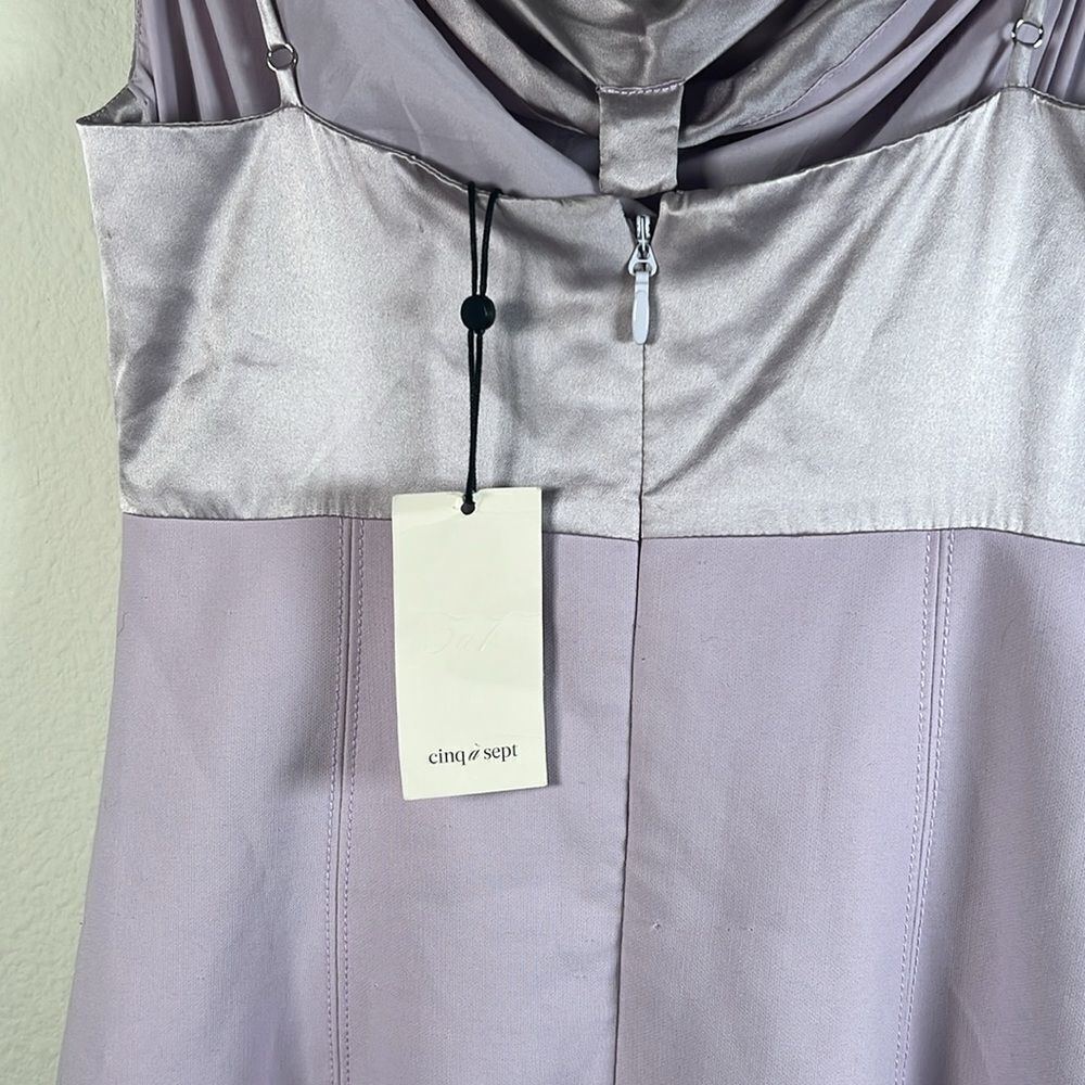 New Cinq a Sept Karina Bridal Formal Wedding Guest Midi Dress Women’s 4 - Picture 5 of 7
